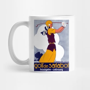 Golf de Sarlatbot, Houlgate - Cabourg, France 1930 René Vincent Mug